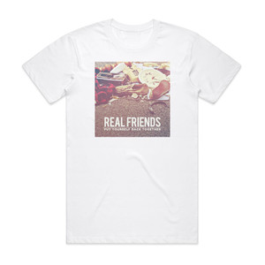 Real Friends Put Yourself Back Together Album Cover T-Shirt White