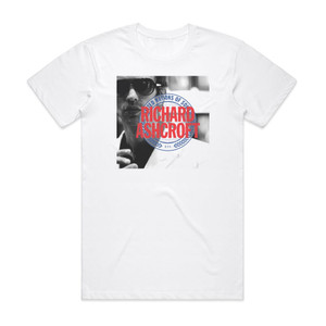 Richard Ashcroft United Nations Of Sound 1 Album Cover T-Shirt White Richard Ashcroft United Nations Of Sound 1 Album Cover T-Shirt White