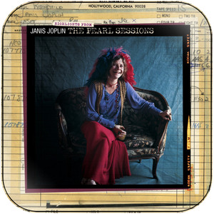 Janis Joplin The Pearl Sessions Album Cover Sticker Janis Joplin The Pearl Sessions Album Cover Sticker
