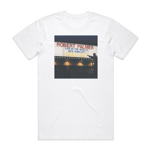 Robert Palmer Live At The Apollo Album Cover T-Shirt White