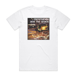 Rob Lundgren Communion And The Oracle Album Cover T-Shirt White Rob Lundgren Communion And The Oracle Album Cover T-Shirt White
