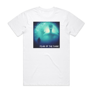 Rob Lundgren Fear Of The Dark Album Cover T-Shirt White Rob Lundgren Fear Of The Dark Album Cover T-Shirt White