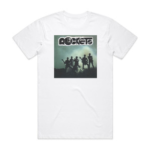 Rockets Rockets Album Cover T-Shirt White Rockets Rockets Album Cover T-Shirt White