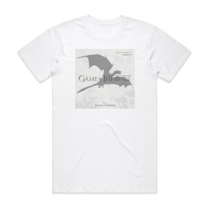 Ramin Djawadi Game Of Thrones Season 3 Album Cover T-Shirt White Ramin Djawadi Game Of Thrones Season 3 Album Cover T-Shirt White