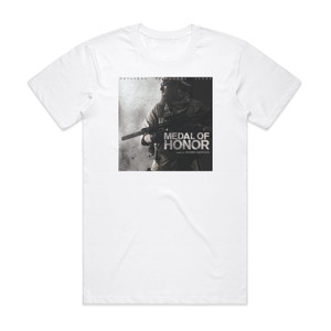 Ramin Djawadi Medal Of Honor Album Cover T-Shirt White Ramin Djawadi Medal Of Honor Album Cover T-Shirt White