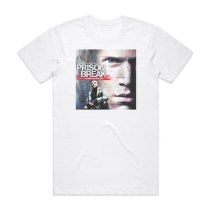 Ramin Djawadi Prison Break Album Cover T-Shirt White Ramin Djawadi Prison Break Album Cover T-Shirt White
