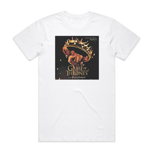 Ramin Djawadi Game Of Thrones Season Two Album Cover T-Shirt White Ramin Djawadi Game Of Thrones Season Two Album Cover T-Shirt White