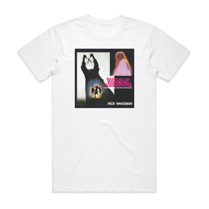 Rick Wakeman The Burning Album Cover T-Shirt White Rick Wakeman The Burning Album Cover T-Shirt White