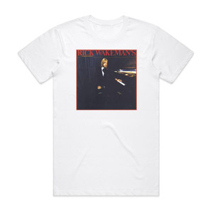 Rick Wakeman Rick Wakemans Criminal Record Album Cover T-Shirt White Rick Wakeman Rick Wakemans Criminal Record Album Cover T-Shirt White