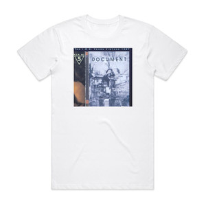REM Document Album Cover T-Shirt White REM Document Album Cover T-Shirt White