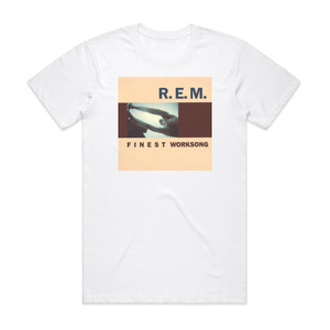 REM Finest Worksong 2 Album Cover T-Shirt White