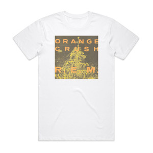 REM Orange Crush 1 Album Cover T-Shirt White
