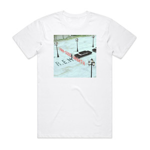 REM Man Sized Wreath Album Cover T-Shirt White REM Man Sized Wreath Album Cover T-Shirt White