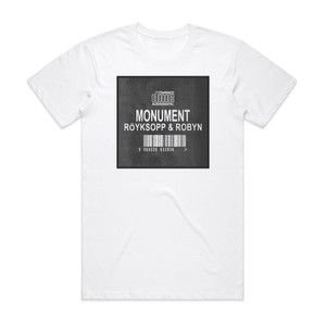 Royksopp Monument Album Cover T-Shirt White Royksopp Monument Album Cover T-Shirt White