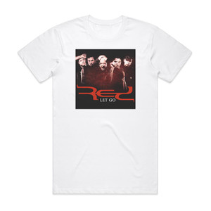Red Let Go Album Cover T-Shirt White Red Let Go Album Cover T-Shirt White
