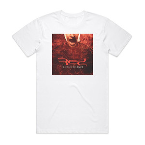 Red End Of Silence 1 Album Cover T-Shirt White