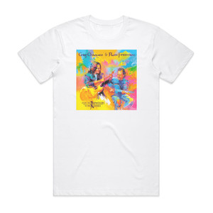 Russ Freeman From The Redwoods To The Rockies Album Cover T-Shirt White Russ Freeman From The Redwoods To The Rockies Album Cover T-Shirt White