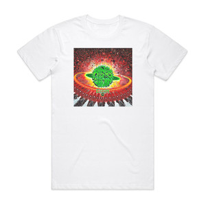 Rings of Saturn Gidim Album Cover T-Shirt White Rings of Saturn Gidim Album Cover T-Shirt White
