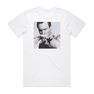 Rob Dougan Furious Angels 1 Album Cover T-Shirt White Rob Dougan Furious Angels 1 Album Cover T-Shirt White