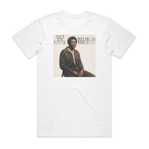 Reuben Wilson Set Us Free Album Cover T-Shirt White Reuben Wilson Set Us Free Album Cover T-Shirt White