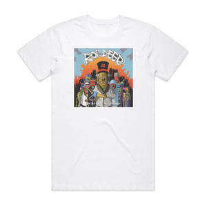 Roll Deep In At The Deep End Album Cover T-Shirt White Roll Deep In At The Deep End Album Cover T-Shirt White