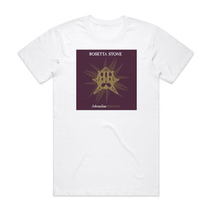 Rosetta Stone Adrenaline Deluxe Album Cover T-Shirt White Rosetta Stone Adrenaline Deluxe Album Cover T-Shirt White