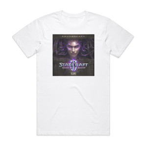 Russell Brower Starcraft Ii Heart Of The Swarm Album Cover T-Shirt White Russell Brower Starcraft Ii Heart Of The Swarm Album Cover T-Shirt White