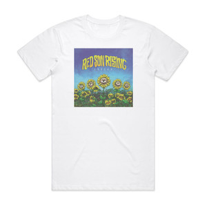 Red Sun Rising Thread Album Cover T-Shirt White