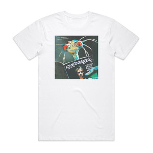 Roger Taylor Fun In Space Album Cover T-Shirt White Roger Taylor Fun In Space Album Cover T-Shirt White