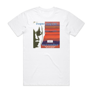 Roger Taylor Surrender 1 Album Cover T-Shirt White Roger Taylor Surrender 1 Album Cover T-Shirt White