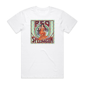 REO Speedwagon This Time We Mean It Album Cover T-Shirt White REO Speedwagon This Time We Mean It Album Cover T-Shirt White