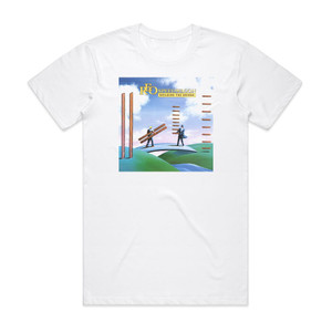 REO Speedwagon Building The Bridge Album Cover T-Shirt White REO Speedwagon Building The Bridge Album Cover T-Shirt White