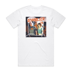 Republica Ready To Go The Best Of Republica Album Cover T-Shirt White Republica Ready To Go The Best Of Republica Album Cover T-Shirt White