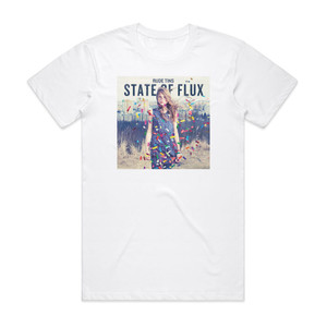 Rude Tins State Of Flux Album Cover T-Shirt White Rude Tins State Of Flux Album Cover T-Shirt White
