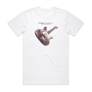 Rory Gallagher Big Guns The Very Best Of Rory Gallagher Album Cover T-Shirt White