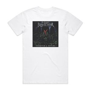 Reign of Terror Conquer Divide Album Cover T-Shirt White Reign of Terror Conquer Divide Album Cover T-Shirt White