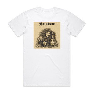 Rainbow Long Live Rock N Roll Album Cover T-Shirt White Rainbow Long Live Rock N Roll Album Cover T-Shirt White