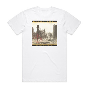Royal Hunt Moving Target Album Cover T-Shirt White