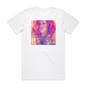Rihanna Sm 1 Album Cover T-Shirt White Rihanna Sm 1 Album Cover T-Shirt White