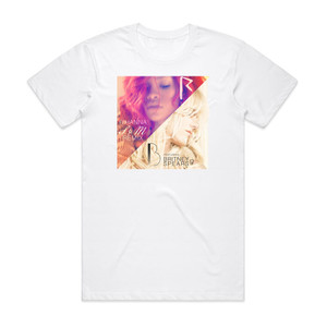 Rihanna Sm Album Cover T-Shirt White Rihanna Sm Album Cover T-Shirt White