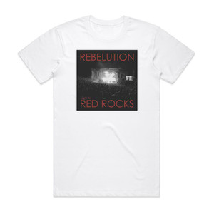 Rebelution Live At Red Rocks Album Cover T-Shirt White