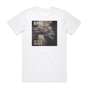 Rage Unity Album Cover T-Shirt White Rage Unity Album Cover T-Shirt White