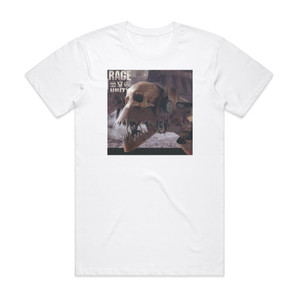 Rage Unity 1 Album Cover T-Shirt White Rage Unity 1 Album Cover T-Shirt White