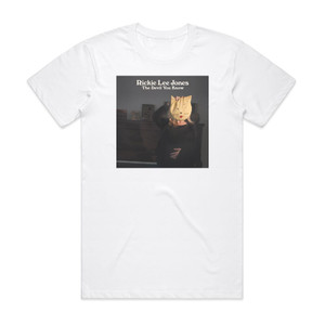 Rickie Lee Jones The Devil You Know Album Cover T-Shirt White Rickie Lee Jones The Devil You Know Album Cover T-Shirt White