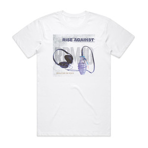 Rise Against Revolutions Per Minute Album Cover T-Shirt White Rise Against Revolutions Per Minute Album Cover T-Shirt White