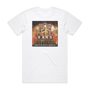 Ron Keel South X South Dakota Album Cover T-Shirt White Ron Keel South X South Dakota Album Cover T-Shirt White