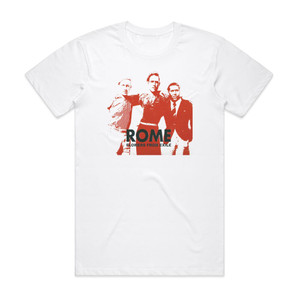 Rome Flowers From Exile Album Cover T-Shirt White