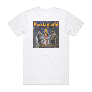 Running Wild Masquerade Album Cover T-Shirt White