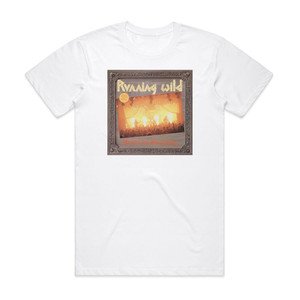 Running Wild Ready For Boarding Album Cover T-Shirt White