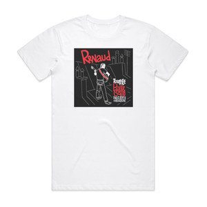 Renaud Tourne Rouge Sang Album Cover T-Shirt White Renaud Tourne Rouge Sang Album Cover T-Shirt White